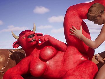 Demonic Female Monster Likes Anal - 3D Animation