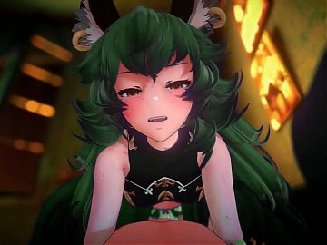 Ferry ride - Cowgirl Creampie mmd 3d Hentai Dark Green Color Edit Smixix