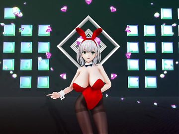 Sexy Dance In Bunny Suit (3D HENTAI)