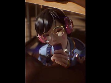 3D Hentai: Dva Schoolgirl Uniform Fuck Compilation Overwatch Uncensored Hentai